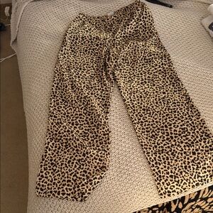 A New Day Leopard Print Wide Leg Pants